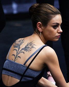 Mila kunis black swan tattoo